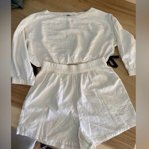 Zara White Women's set